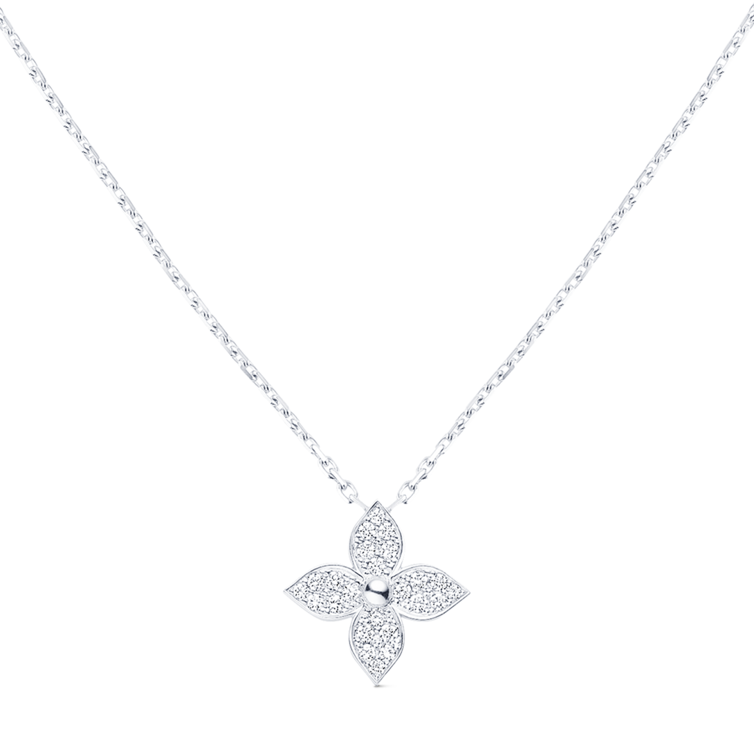 Idylle Blossom Pendant, White Gold And Diamonds - Categories